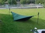 Hennessy Hammock as a bivy